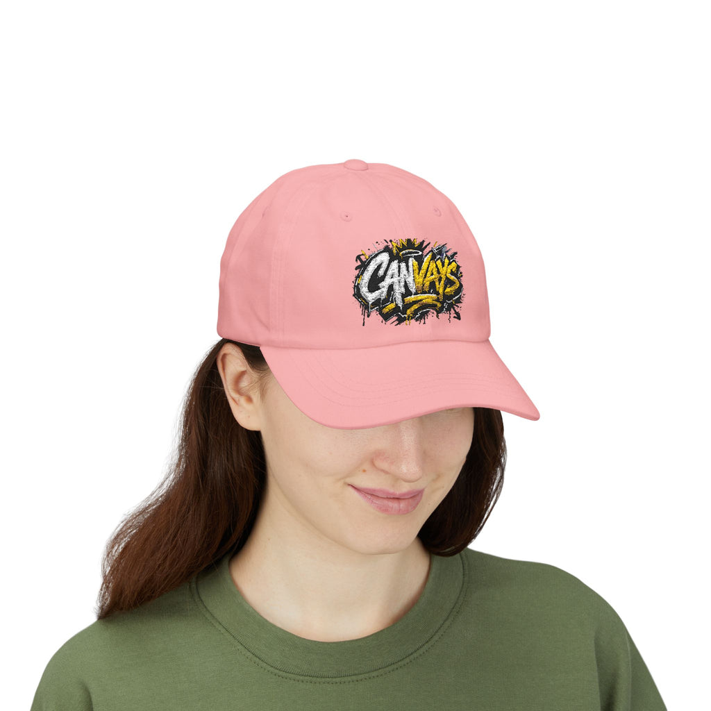 Classic Dad Cap — Graffiti “CANVAYS” Embroidered Baseball Hat