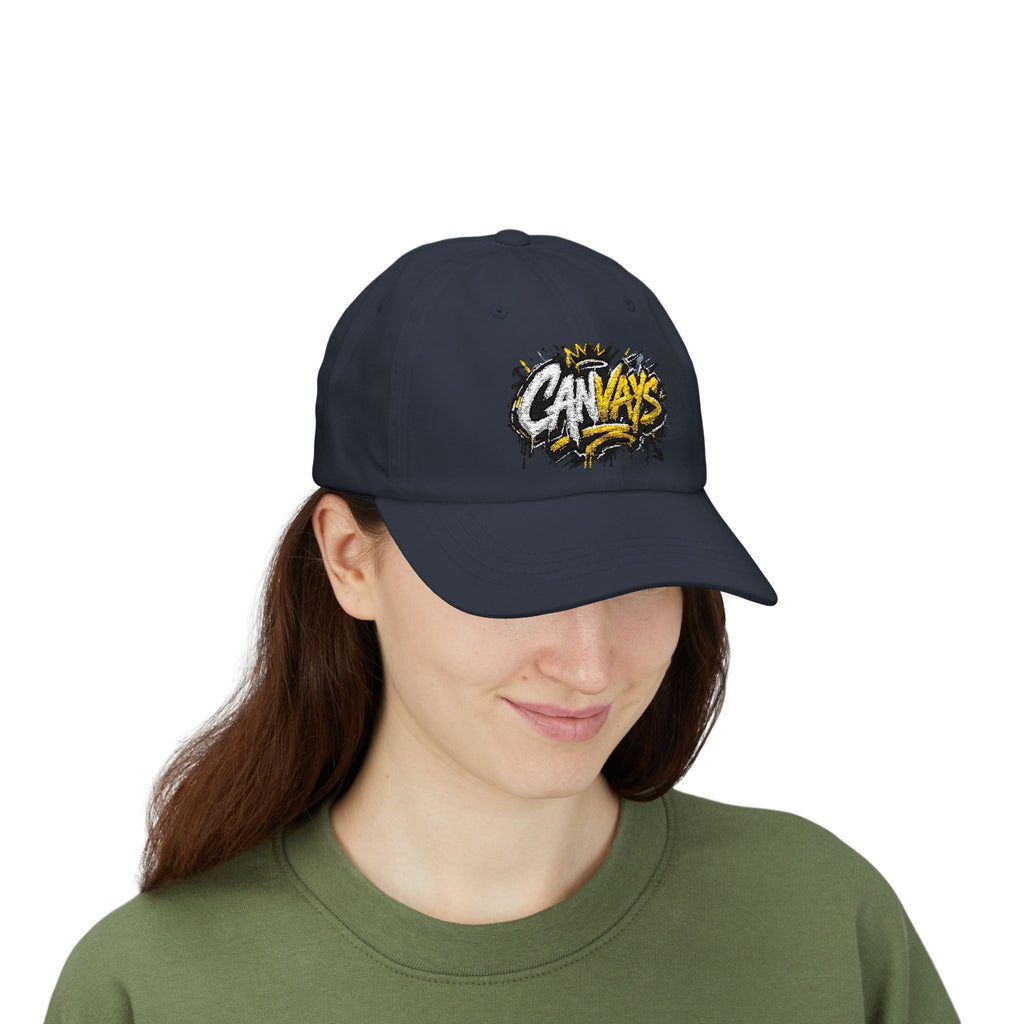 Classic Dad Cap — Graffiti “CANVAYS” Embroidered Baseball Hat