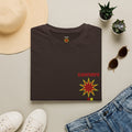 Heart Graphic T-Shirt — Retro Red & Lime Layered Heart Tee