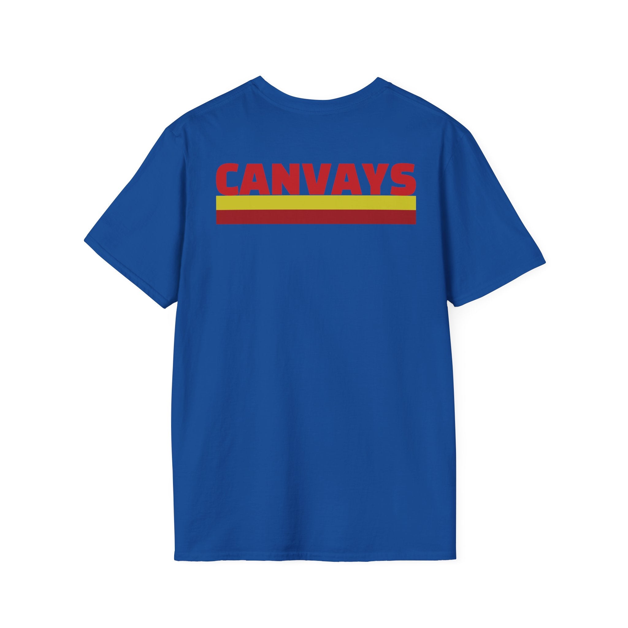 Heart Graphic T-Shirt — Retro Red & Lime Layered Heart Tee
