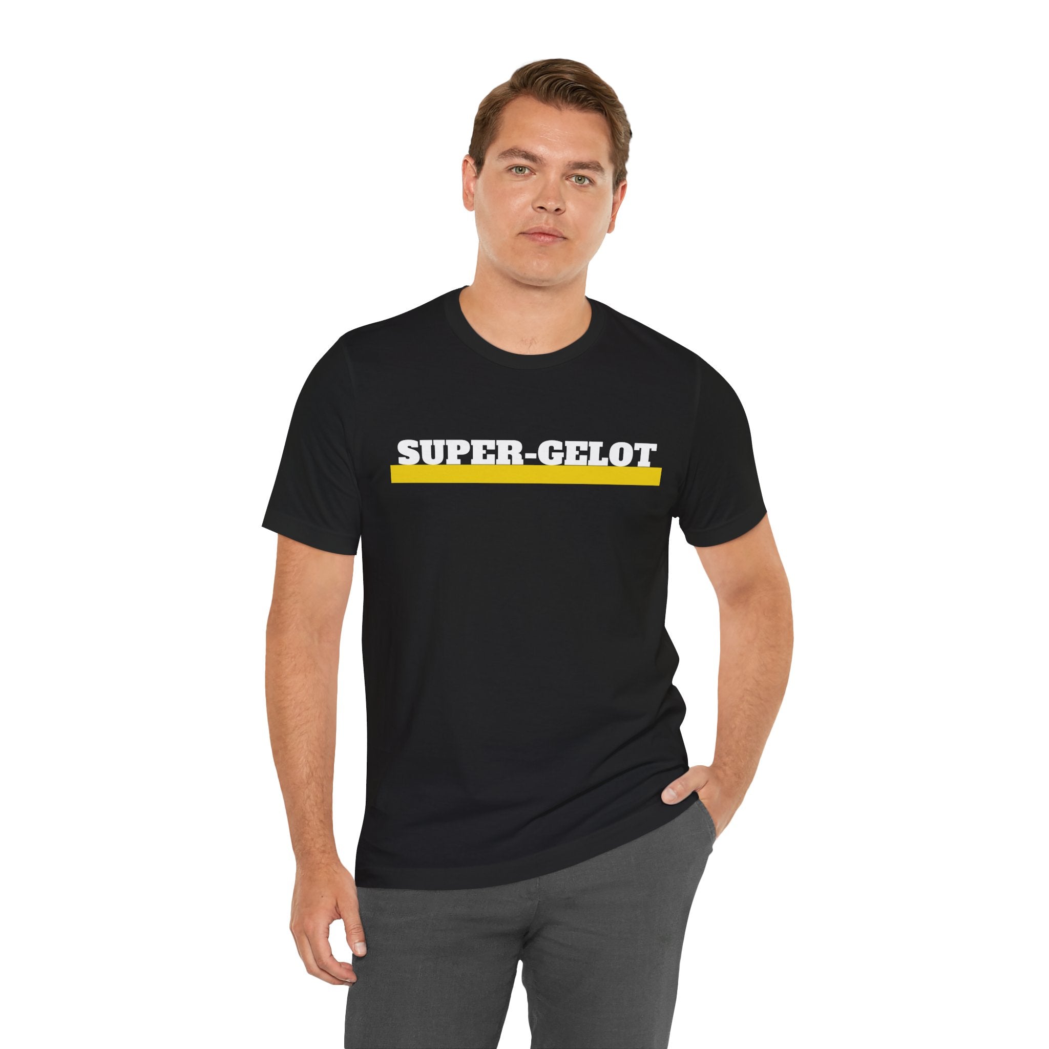 Super-Gelot T-Shirt — Retro Bold Logo Tee