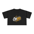 Graffiti "Canvays" Women's Crop Tee — Urban Street Style Graphic Top