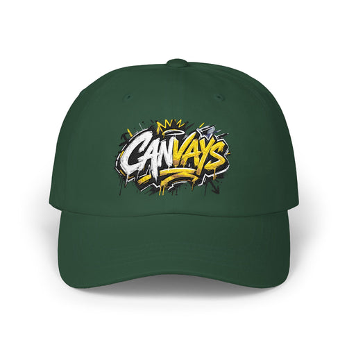Classic Dad Cap — Graffiti “CANVAYS” Embroidered Baseball Hat