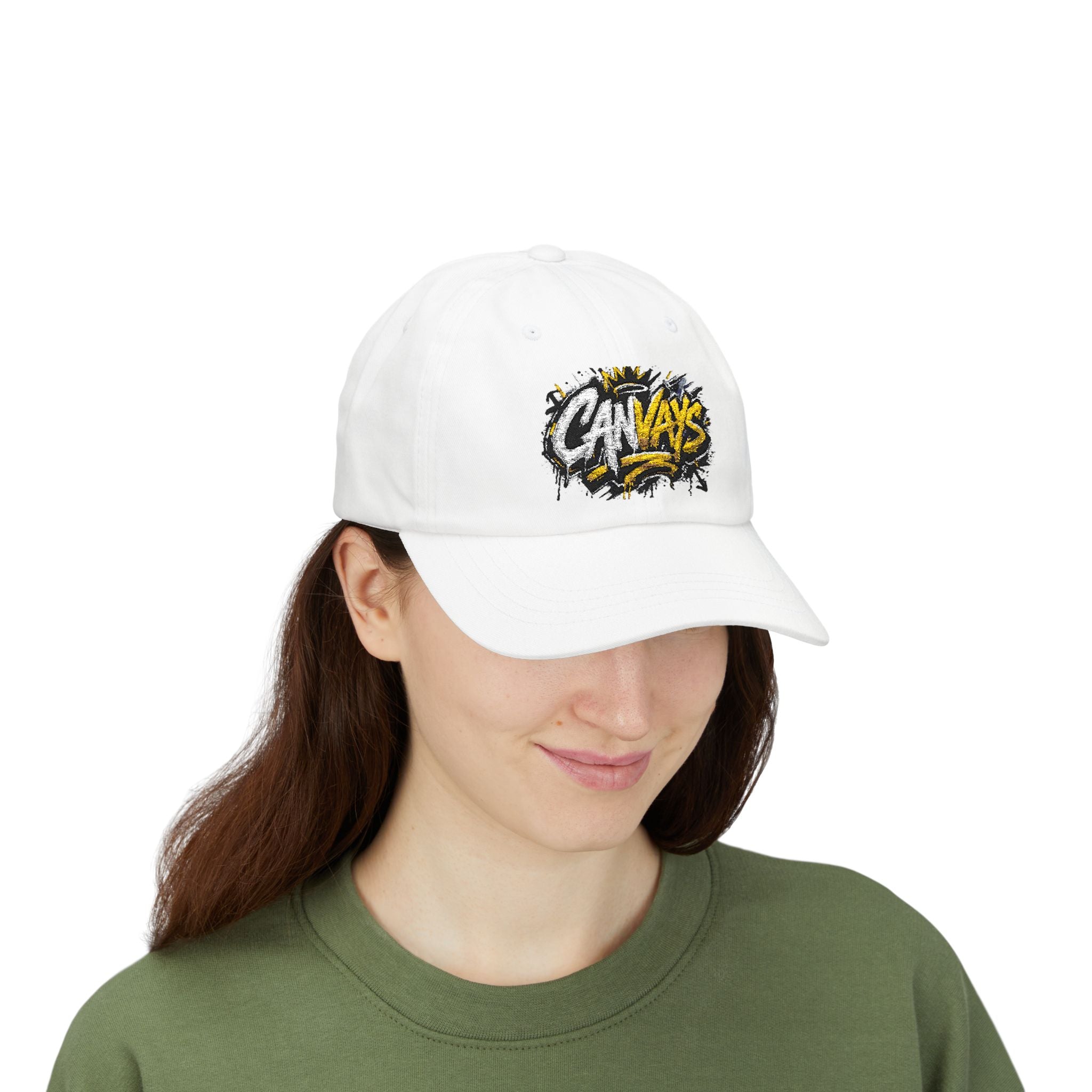 Classic Dad Cap — Graffiti “CANVAYS” Embroidered Baseball Hat