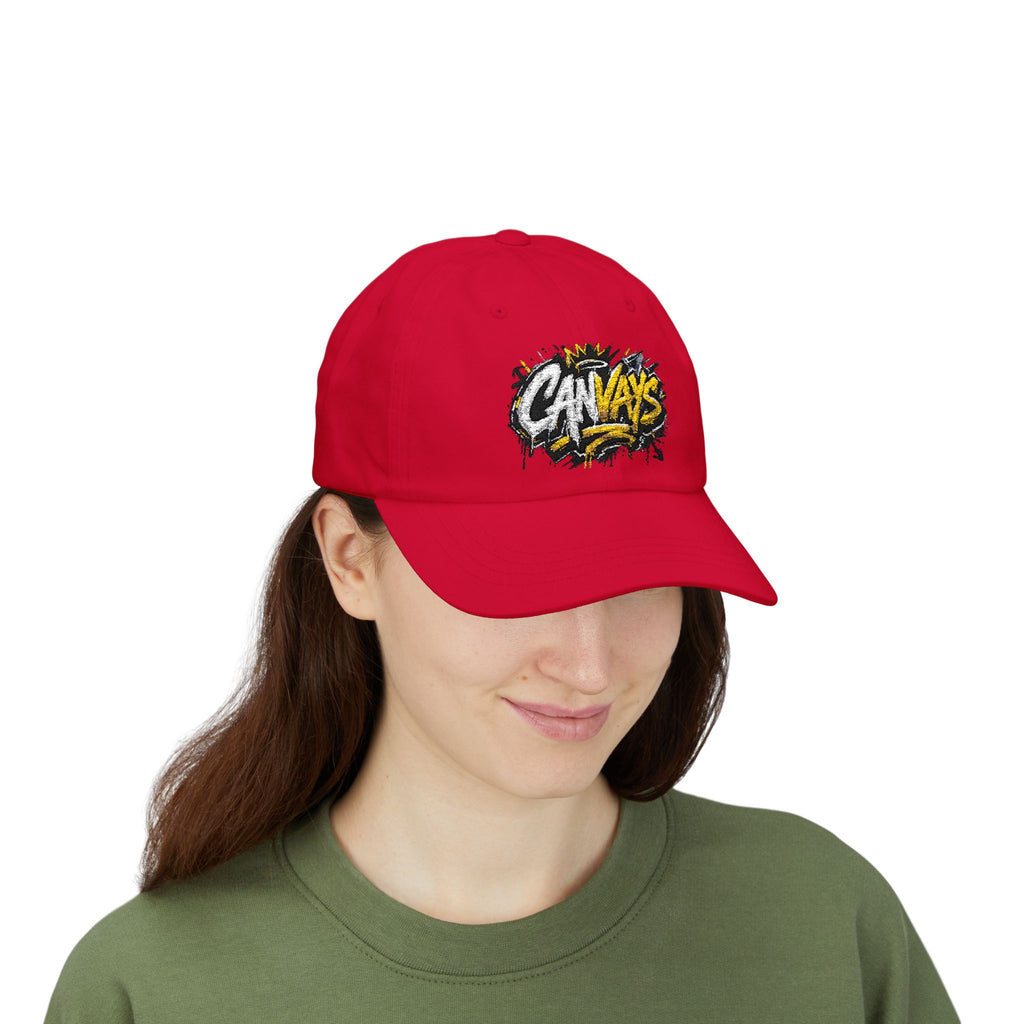 Classic Dad Cap — Graffiti “CANVAYS” Embroidered Baseball Hat