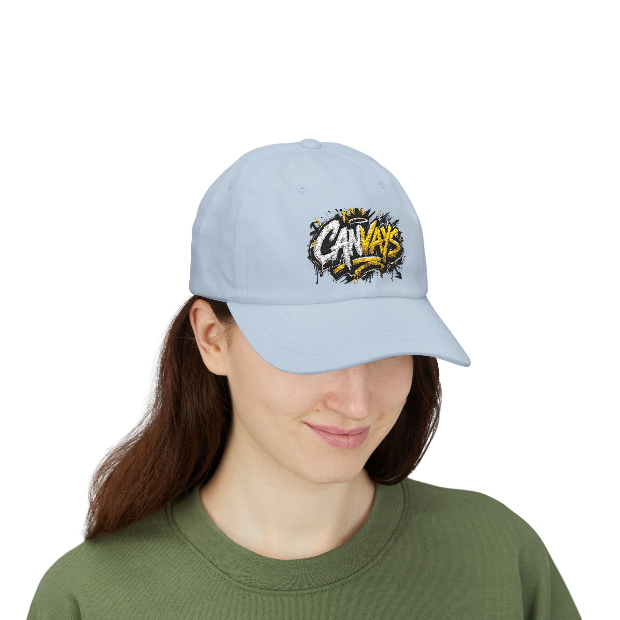 Classic Dad Cap — Graffiti “CANVAYS” Embroidered Baseball Hat