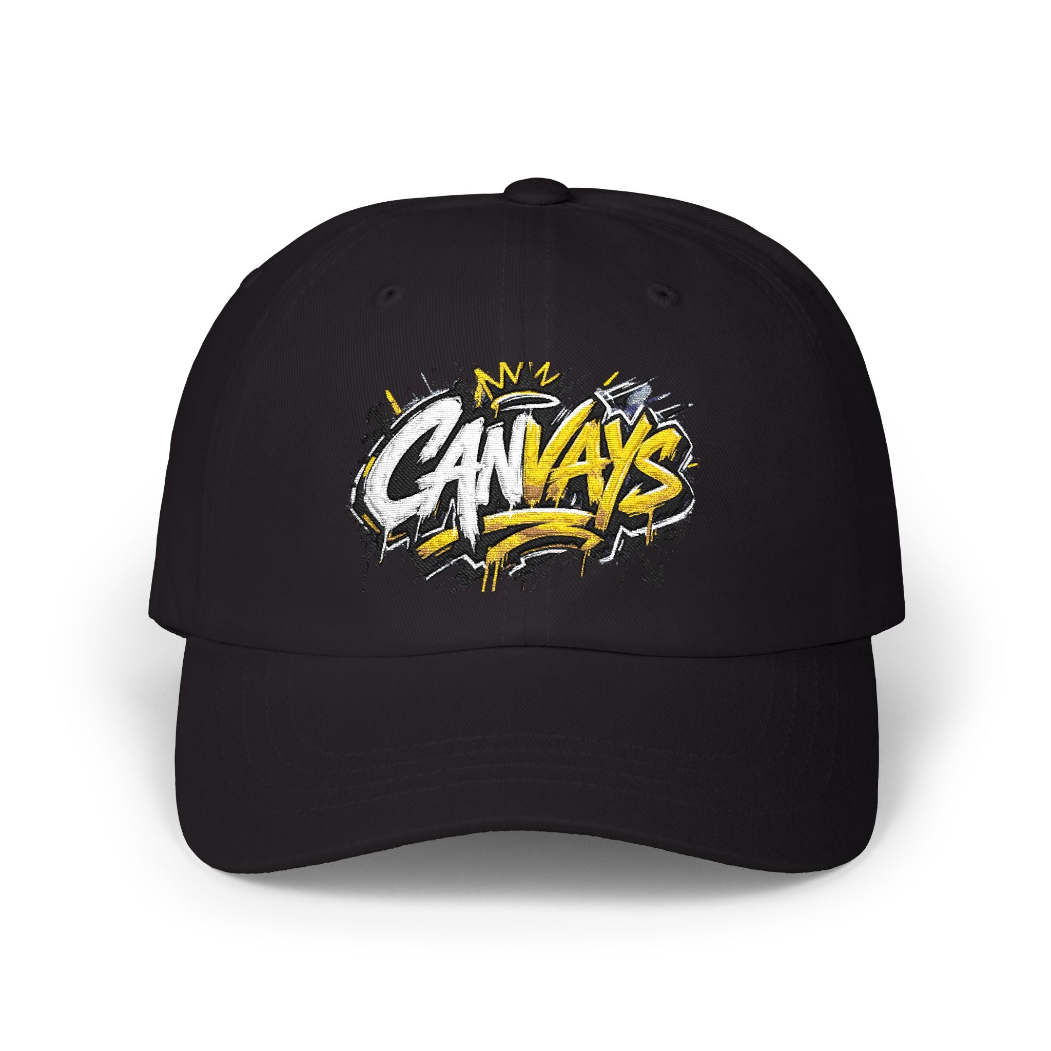 Classic Dad Cap — Graffiti “CANVAYS” Embroidered Baseball Hat