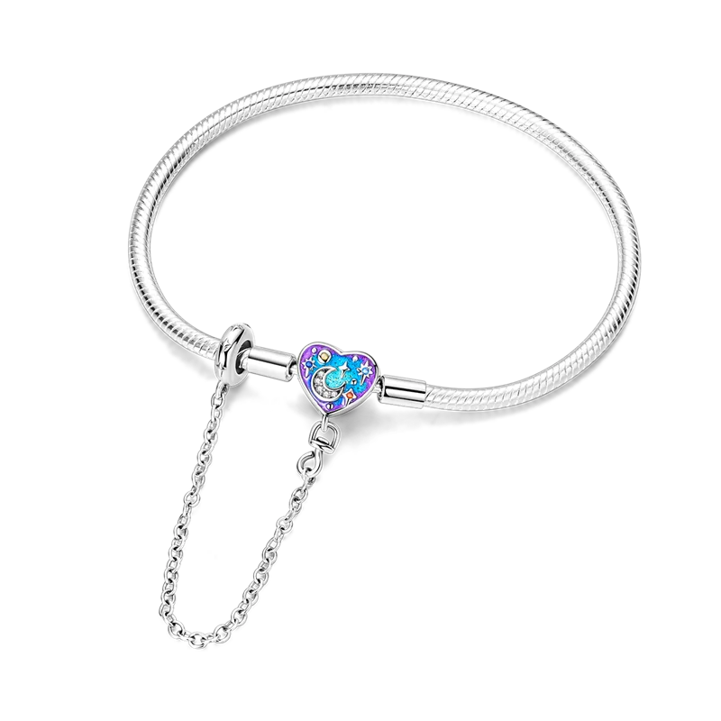 17-20CM 925 Sterling Silver Original Bracelets Heart Dream Catcher Butterfly Bracelet Fit DIY Charms Beads Fashion Women Jewelry