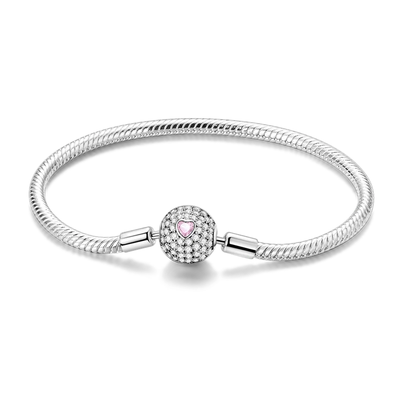17-20CM 925 Sterling Silver Original Bracelets Heart Dream Catcher Butterfly Bracelet Fit DIY Charms Beads Fashion Women Jewelry