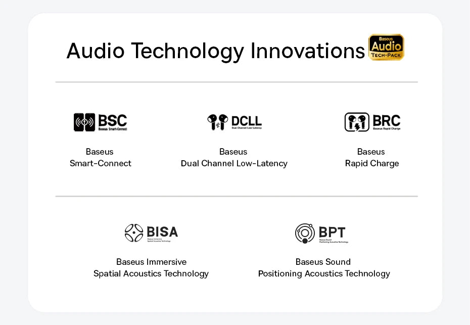 Baseus Bass EP10/BP1 NC -43dB Noise Cancelling ANC True Wireless Earbuds Bluetooth 6.0 In-Ear Wireless Earphones 4-Mics Ear buds