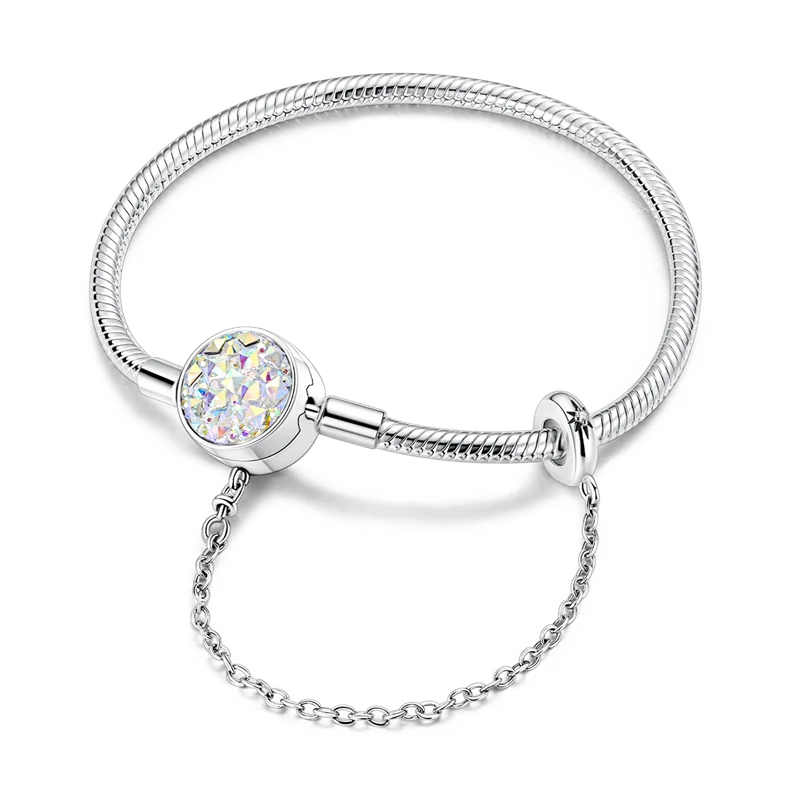 17-20CM 925 Sterling Silver Original Bracelets Heart Dream Catcher Butterfly Bracelet Fit DIY Charms Beads Fashion Women Jewelry
