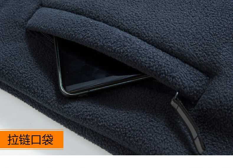 ¡Chaqueta de forro polar noruega! ¡Prenda exterior funcional a prueba de frío y de gran tamaño! Chaqueta de forro polar cálida para otoño e invierno
