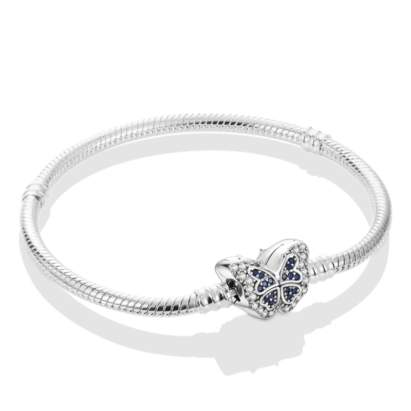 17-20CM 925 Sterling Silver Original Bracelets Heart Dream Catcher Butterfly Bracelet Fit DIY Charms Beads Fashion Women Jewelry