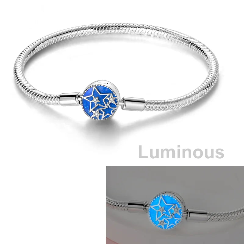 17-20CM 925 Sterling Silver Original Bracelets Heart Dream Catcher Butterfly Bracelet Fit DIY Charms Beads Fashion Women Jewelry