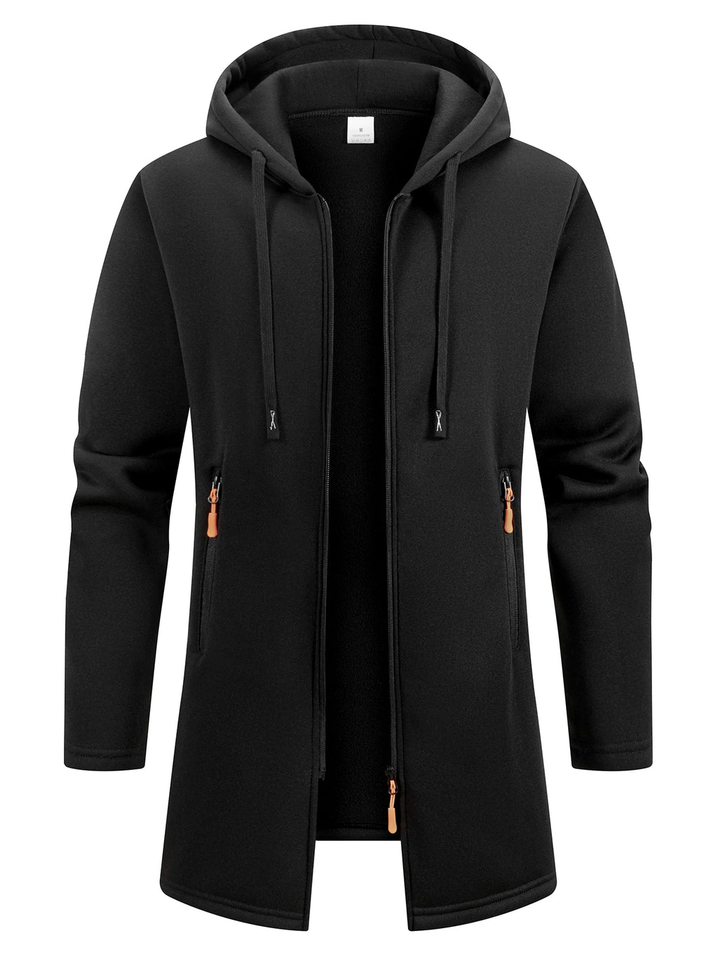 Nuevas sudaderas de manga larga para hombre Streetwear con cremallera, capucha, oversize, chaqueta abrigo de invierno cálido, chándal para hombre