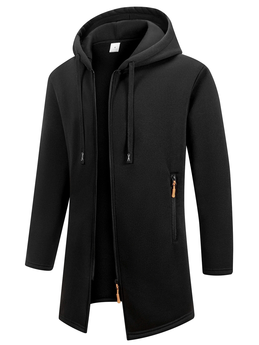 Nuevas sudaderas de manga larga para hombre Streetwear con cremallera, capucha, oversize, chaqueta abrigo de invierno cálido, chándal para hombre