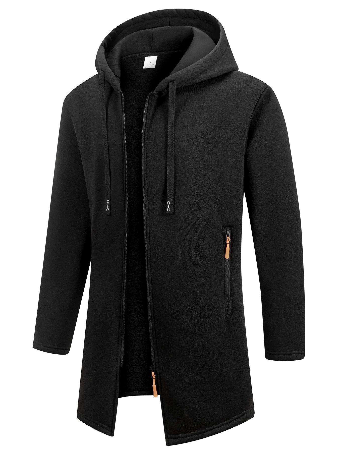 Nuevas sudaderas de manga larga para hombre Streetwear con cremallera, capucha, oversize, chaqueta abrigo de invierno cálido, chándal para hombre