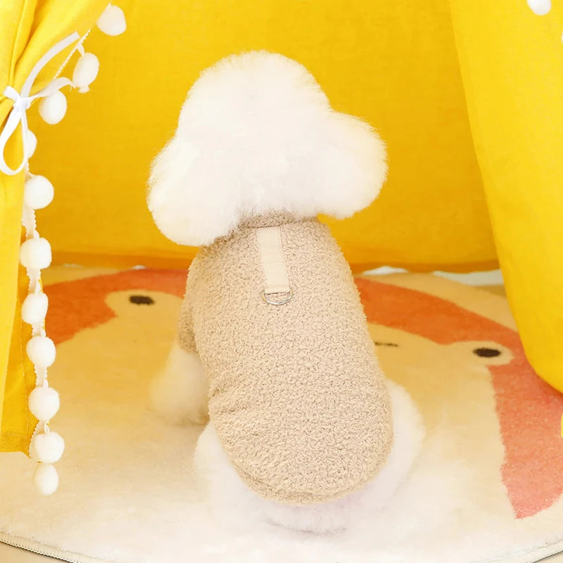 Winter Warm Dog Sweater for Small Dogs Plush Dog Clothes Soft Puppy Coat Jacket Chihuahua Teddy Puppy Clothes Dog Supplies