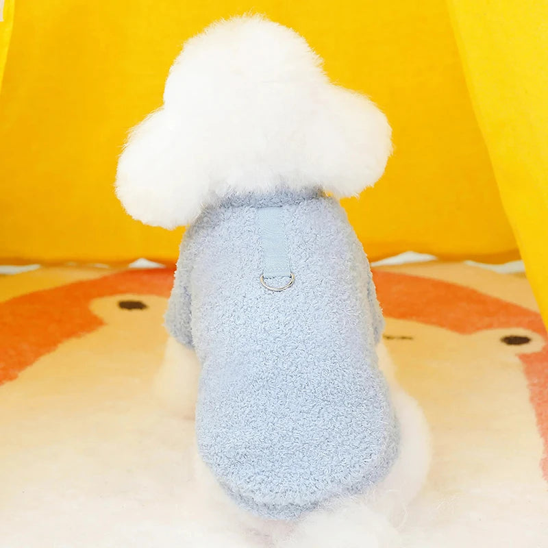 Winter Warm Dog Sweater for Small Dogs Plush Dog Clothes Soft Puppy Coat Jacket Chihuahua Teddy Puppy Clothes Dog Supplies