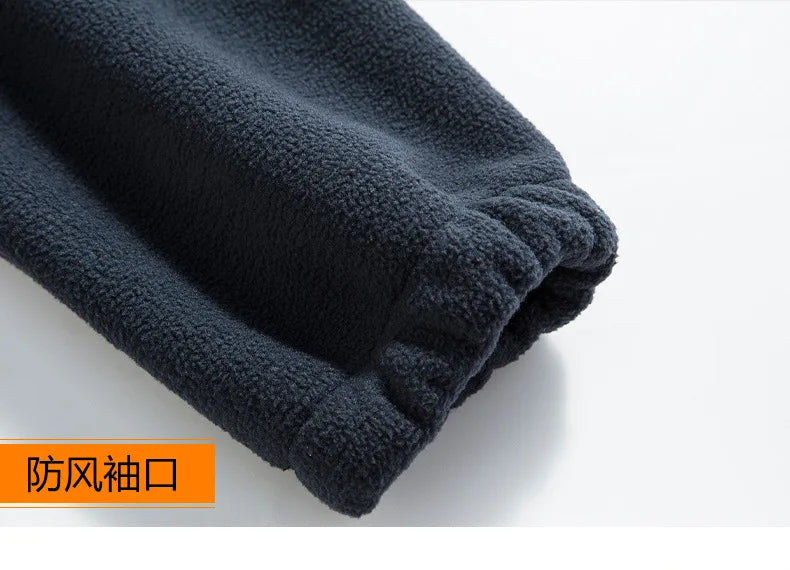 ¡Chaqueta de forro polar noruega! ¡Prenda exterior funcional a prueba de frío y de gran tamaño! Chaqueta de forro polar cálida para otoño e invierno