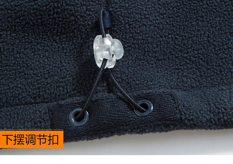 ¡Chaqueta de forro polar noruega! ¡Prenda exterior funcional a prueba de frío y de gran tamaño! Chaqueta de forro polar cálida para otoño e invierno